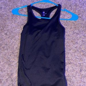 Black tank top